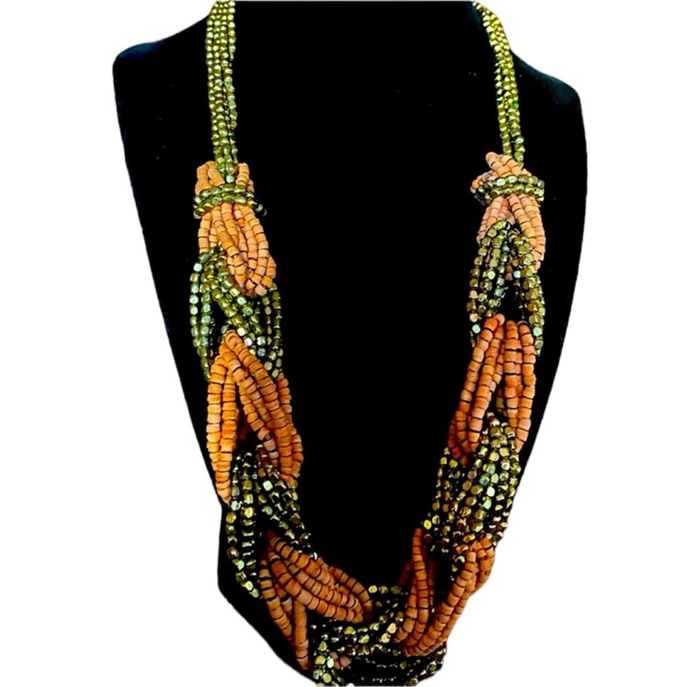 Vintage Tanjore India Necklace